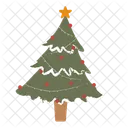 Christmas Tree Festive Icon