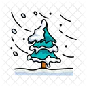 Tree Snow Winter Icon