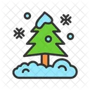 Tree In Snow  Icon