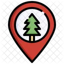 Tree Location Forest Location Park Location Icon