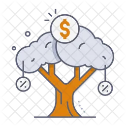 Tree money  Icon