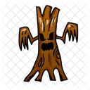 Tree Monster Halloween Horror Icon
