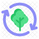 Tree Recycling  Icon