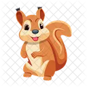 Squirrel Icons Ground Squirrel Cute Squirrel Icon