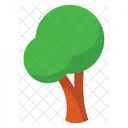 Foliage And Floral Tree Wood Icon