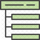 Tree Structure Files Hierarchy Icône