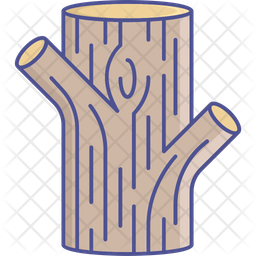 Tree Trunk Icon Of Colored Outline Style Available In Svg Png Eps Ai Icon Fonts