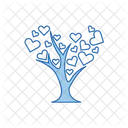 Tree With Heart Icon