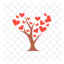 Tree With Heart Icon