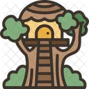 Treehouse Cottage Woods Icon