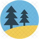 Trees Fir Two Icon