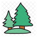 Trees Pine Forest Icon