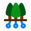 Trees Artificial Metaverse Icon
