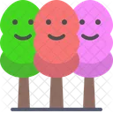 Color Trees Trees Tree Icon