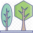 Eco Generic Trees Nature Concept Icon
