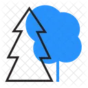 Wood Forest Trees Icon