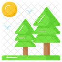 Trees Forest Landscape Icon