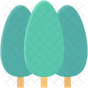 Trees Park Pine Icon