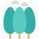 Trees Park Pine Tree Icon