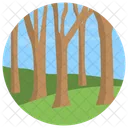 Forestland Forest Trees Landscape Icon