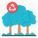 Trees Recycling Plant Nature Icon