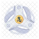 Trefoil Blade Ninja Blade Throwing Blade Icon