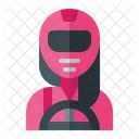 Fahrer Rennfahrer Avatar Symbol