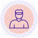 Icone De Linha De Treinador Inspirador Ícone