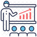 Treinamento Palestra Apresentacao Ícone