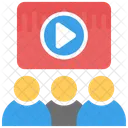 Virtual Sala De Aula Aprendizagem Ícone