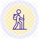 Trekking Adventure Nature Icon