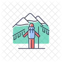 Trekking in Nepal  Icon