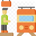Viajar Treinar Parar Ícone
