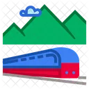 Trem Transporte Tunel Ícone