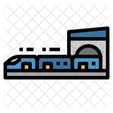 Trem Ferrovia Metro Ícone
