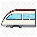 Trem Ferroviario Publico Ícone
