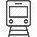 Veiculo Trem Terrestre Ferrovia Ícone