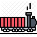 Trem Locomotiva Conteiner Icon