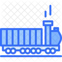 Trem De Conteiner Conteiner De Locomotiva Locomotiva Icon