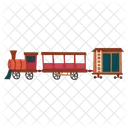 Trem Vintage Ferroviario Ícone