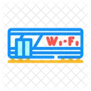 Trem Wi Fi Vagao Wi Fi Ícone