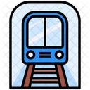 Tren Ferrocarril Metro Icono