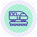 Icono De Linea De Tren Icono