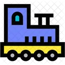 Tren Transporte Ferrocarril Icon