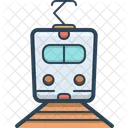 Tren Ferrocarril Metro Icon