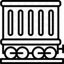 Tren Carga Tren De Mercancias Ícone