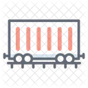 Tren De Carga Tren De Mercancias Transporte Icono