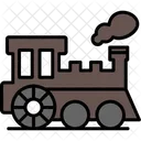 Tren Maquina De Vapor Viejo Tren Icono