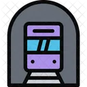 Tren Vehiculo Maquina Icono