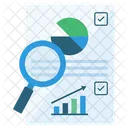 Trend Analysis Research Icon